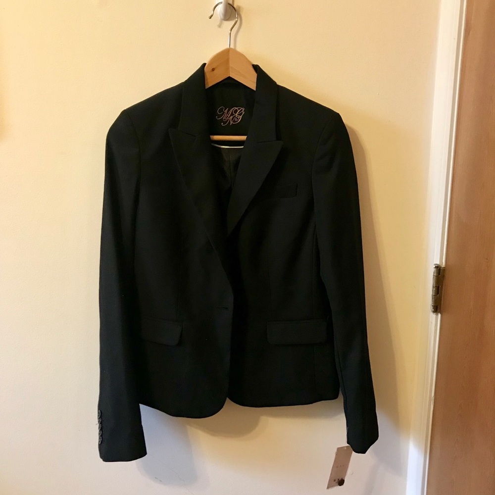 MNG by Mango Ladies Black fitted blazer, size 6